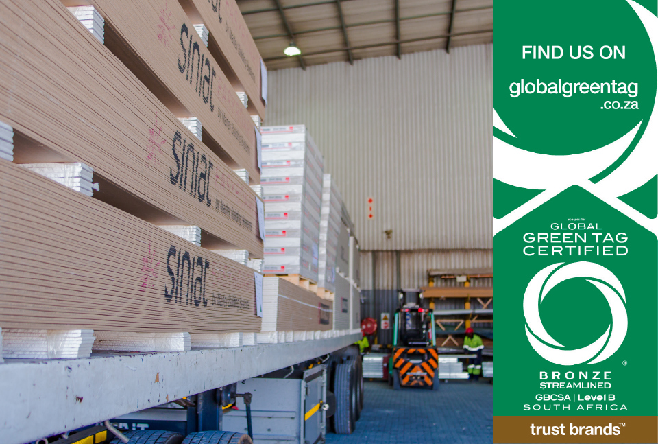 Siniat plasterboards receive green stamp of approval
