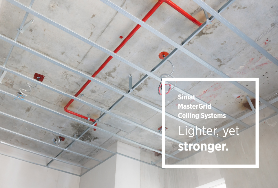 Siniat’s new MasterGrid Ceiling Systems 